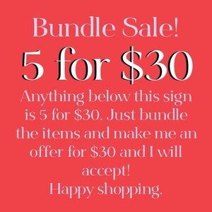 Bundle Sale Sign